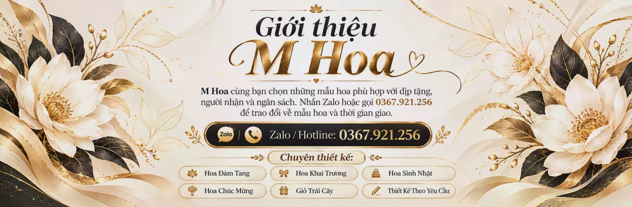 Ảnh bìa Shop hoa tươi Xã Thạnh Lộc An Giang - Tư vấn mẫu hoa hợp ngân sách